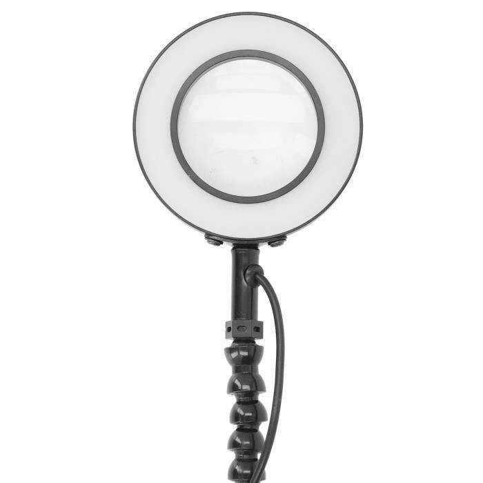 Station De Soudage "troisième Main" Yilceemy - Loupe 3x, Lumière LED, Pince Réglable 360°, Acier Inoxydable