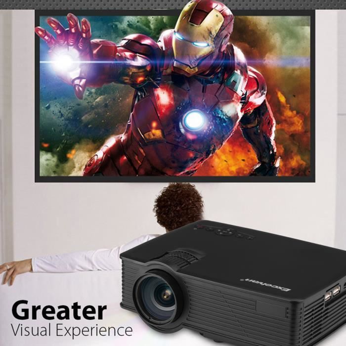 Excelvan EHD09 Mini LCD LED Vidéo Projecteur Portable 1200 Lumens ...