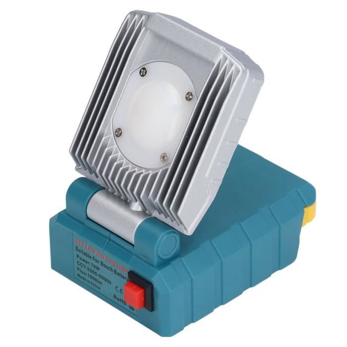 Lampe LED Sans Fil 14.4V-18V – Universelle Pour Batteries Makita, Usage Pro & Camping
