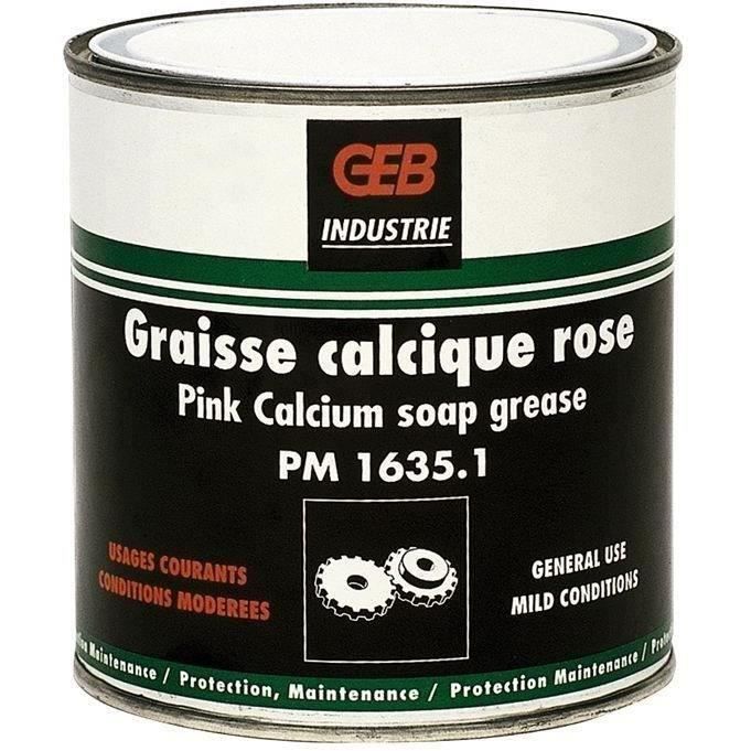 Graisse calcique rose boîte 600g - GEB - 651130