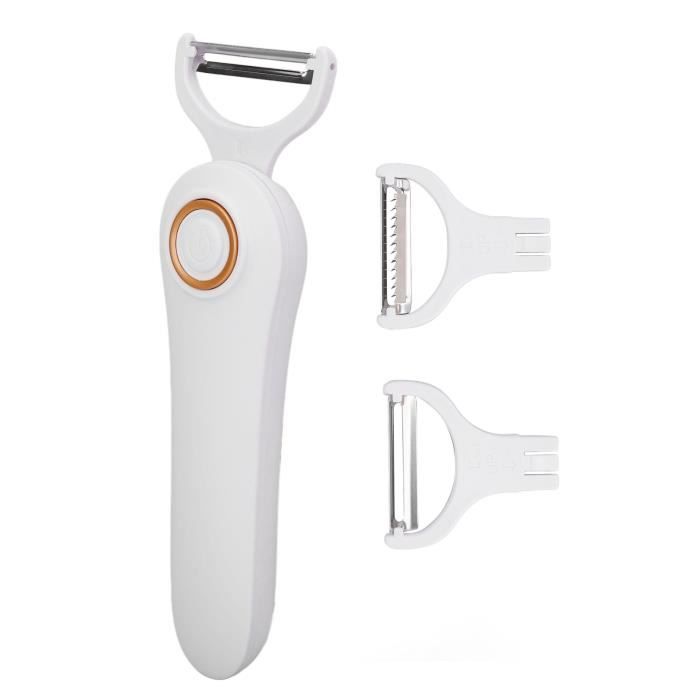 Éplucheur électrique Rechargeable Pour Petits Fruits Et Ail | Moteur 50W, Batterie 1300 MAh | Automatique En 20 Secondes - Pour Raisins, Tomates, Cerises, Ail (bleu)