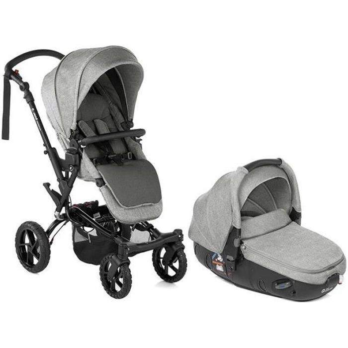 Poussette combinée - JANE - Crosswalk R - Suspension indépendante - Hamac  réversible - Gris - Cdiscount Puériculture & Eveil bébé