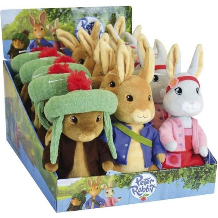 Peluche Pierre lapin Mod le al atoire livraison l unit