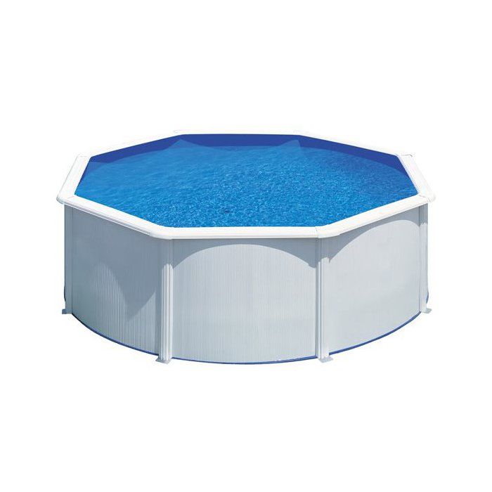 Pack Piscine ronde acier Ø3 20m x H: 1 22m + Robot à batterie rechargeable