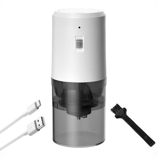 LIUWID Moulin à Café Électrique Portable Meule Céramique - Rechargeable 30g - Réglage Rugosité