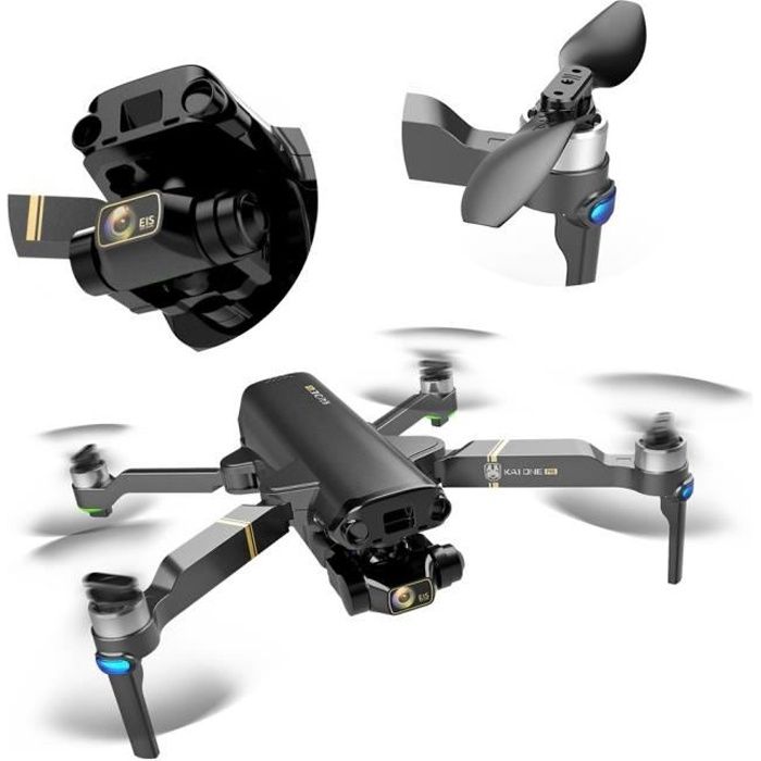 KAIONE 8K Cam ra 3 axes 5g Wifi FPV GPS Drone pliable longue