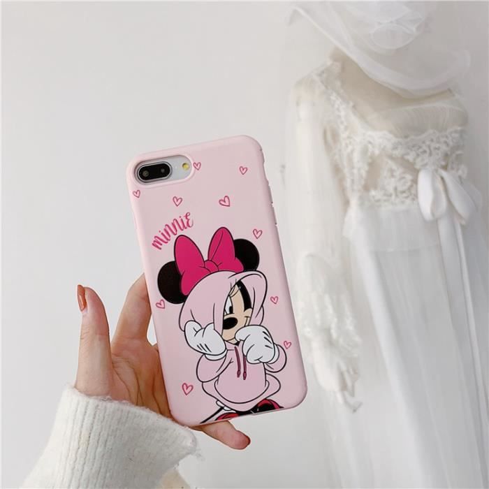 coque iphone 7 plus 8 plus disney rose minnie antichoc premium coque compatible iphone 7 plus 8 plus