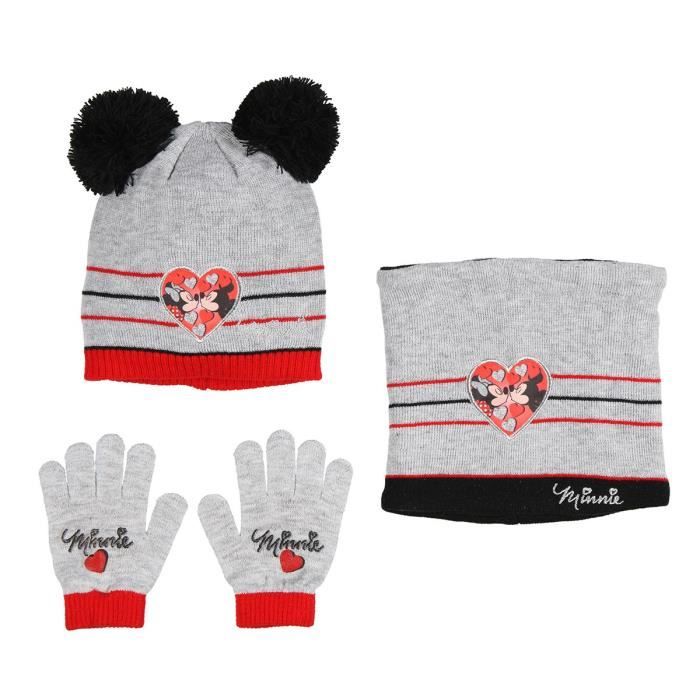 Enfants Filles Frozen Elsa Rose gris hiver pompon pompon hat