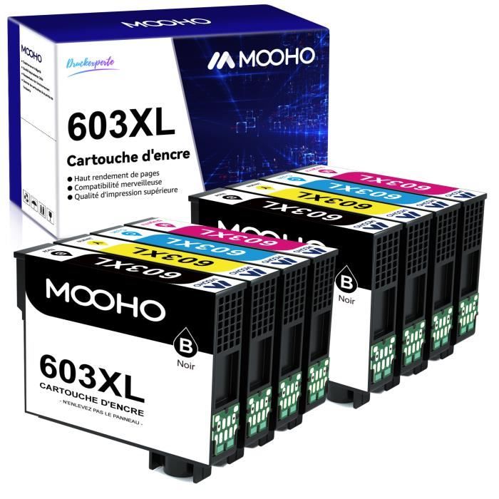 8 Packs Cartouche compatible pour 603xl pour Epson XP2100 XP2500 XP3100  XP3105 XP4100 XP4105 WF-2810DWF WF-2830DWF WF-2835DWF - Cdiscount  Informatique