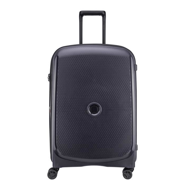 AREBOS Valise de Voyage à Roulettes Rigide Valise de Transport M Noir