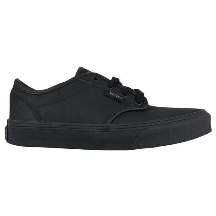 Baskets VANS ATWOOD TRIPLE BLACK KIDS Enfant Garcon Noir Lacets Noir Cdiscount Chaussures