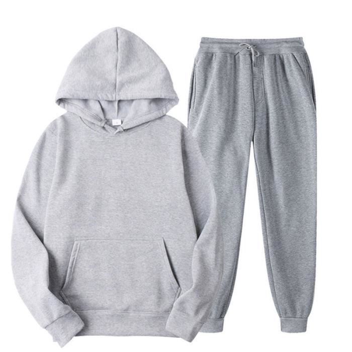 Survetement homme gris outlet