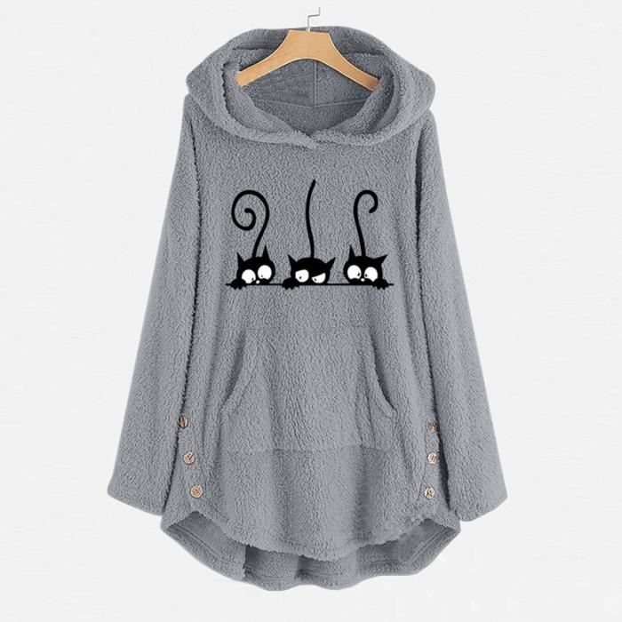 Broderie De Chat En Polaire Pour Femmes Grande Taille Lxhgym 315 Gris Cdiscount Sport Broderie De Chat En Polaire Pour Femmes Grande Taille Lxhgym 315 Gris Cdiscount Sport