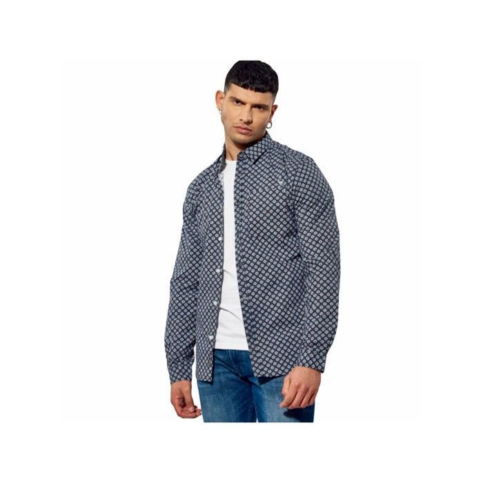 Chemise en coton imprimée floral  -  Kaporal -