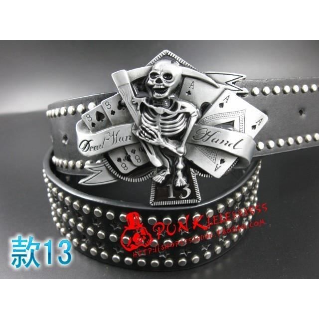 Xuanxi Ceinture Tendance Hip Hop Avec Boucles Métalliques En