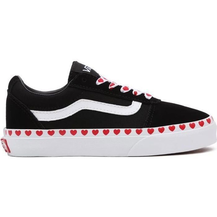 Chaussure Vans Ward pour Fille - Noir - Textile - Lacets