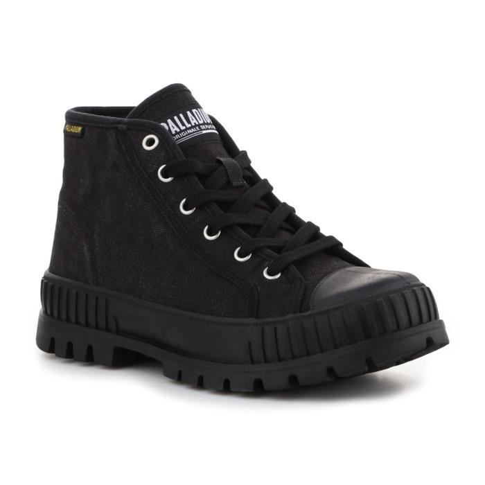 Chaussures PALLADIUM Pallashock Mid OG Noir - Mixte/Adulte - Multisport - Route