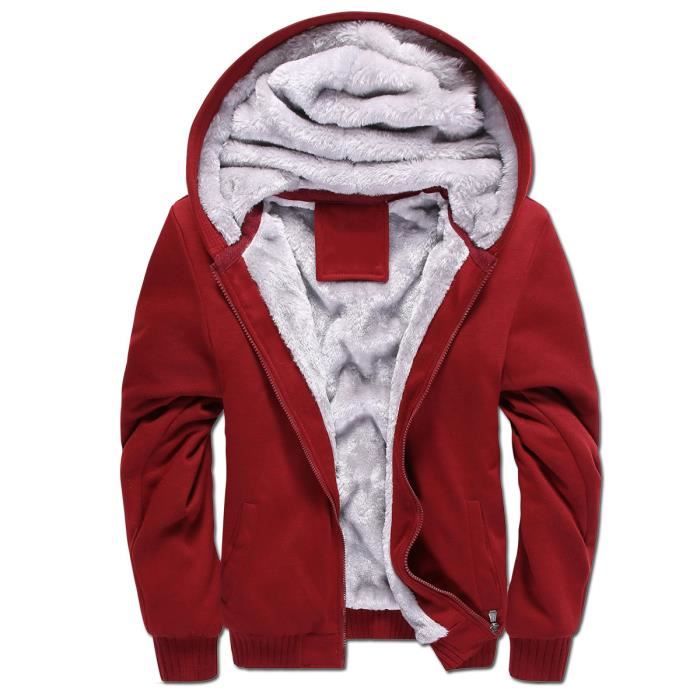 Manteau à capuche décontracté avec poche