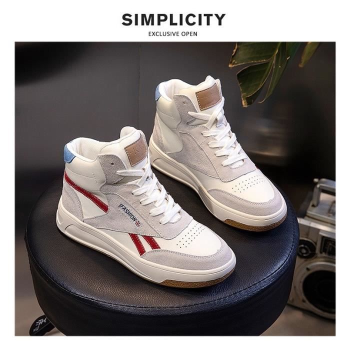 Baskets femme Haute qualité Chaussures populaires cadeaux femmes Red