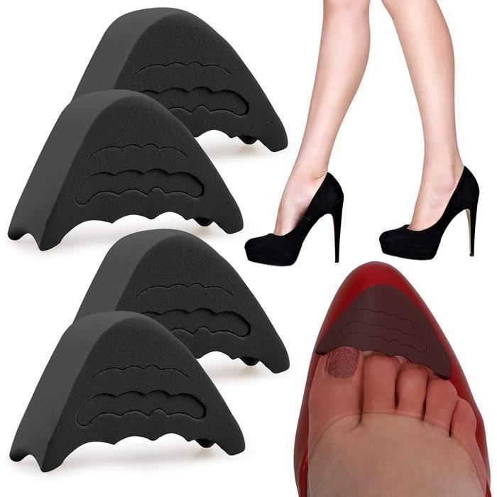 2 Pair Inserts De Chaussures Pour Femmes Coussin Talon Talonnette