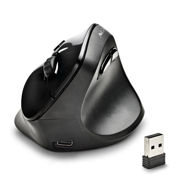Souris NGS EVO MOKSHA – Ergonomique Verticale sans fil, 2400 DPI, 5 Boutons - vue 5