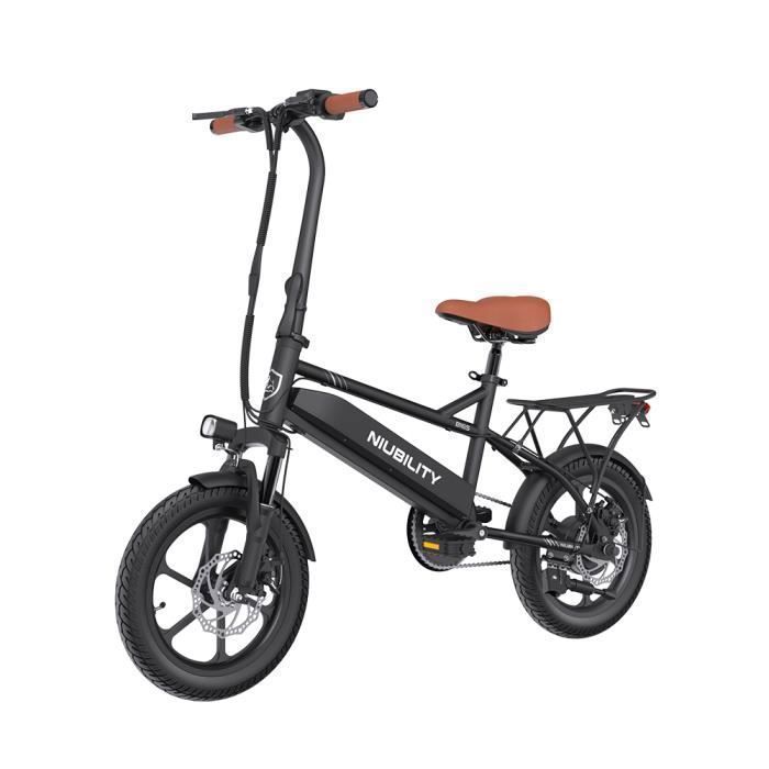 Velo electrique NIUBILITY B16S Autonomie 60km Moteur 350W Freins a disque Noir Cdiscount Sport