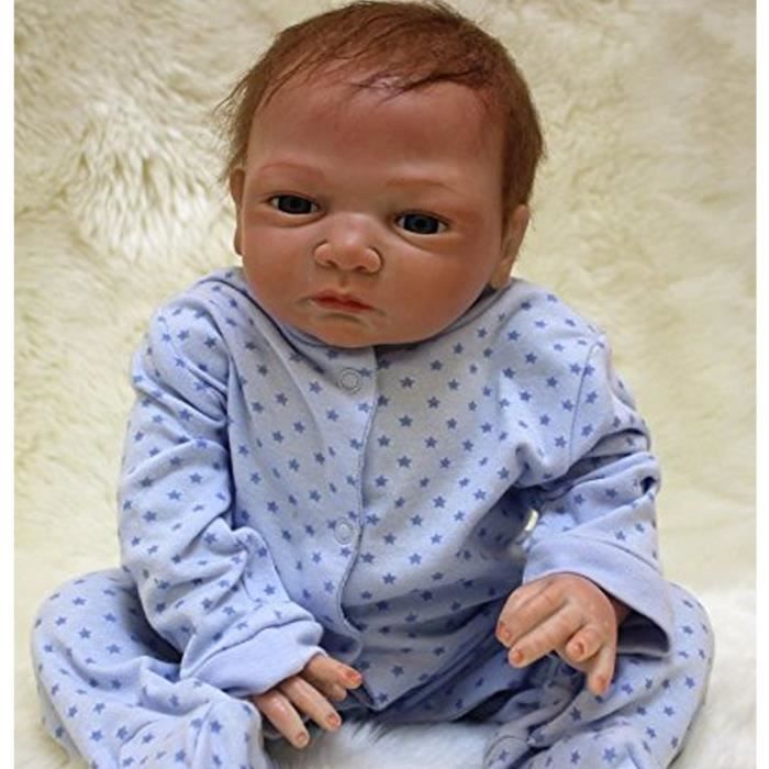 52cm Realiste Reborn Baby Doll Silicone Vinyle Bebe Poupees Fille Cadeau Avec Mannequin Magnetique Cdiscount Jeux Jouets