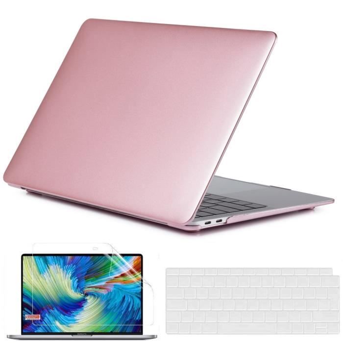 2010-2017 Old Version AOGGY Coque MacBook Air 13 Pouces Modèle:A1369/A1466,Colorful Pattern Plastique Coque Rigide pour MacBook Air 13.3 Pouces Rose doré