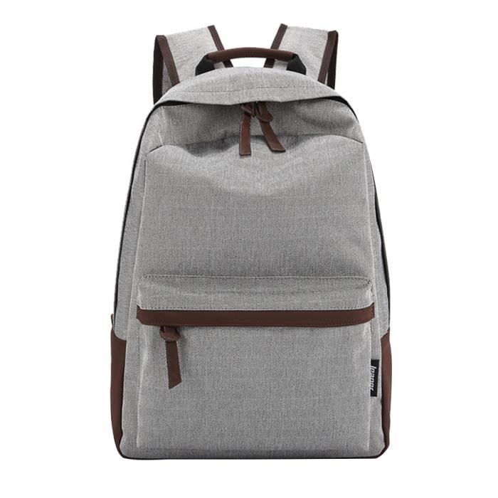Sac à Dos 50L - Nylon Noir - Unisexe - Pour Sport, école, Voyage, Rando - NEUF
