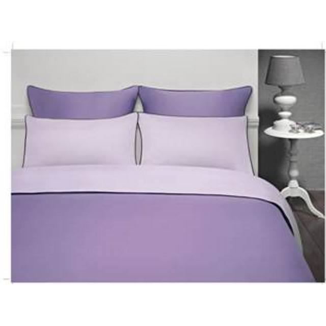 Housse de couette + taies fleurs kanda violet Eden | La Redoute
