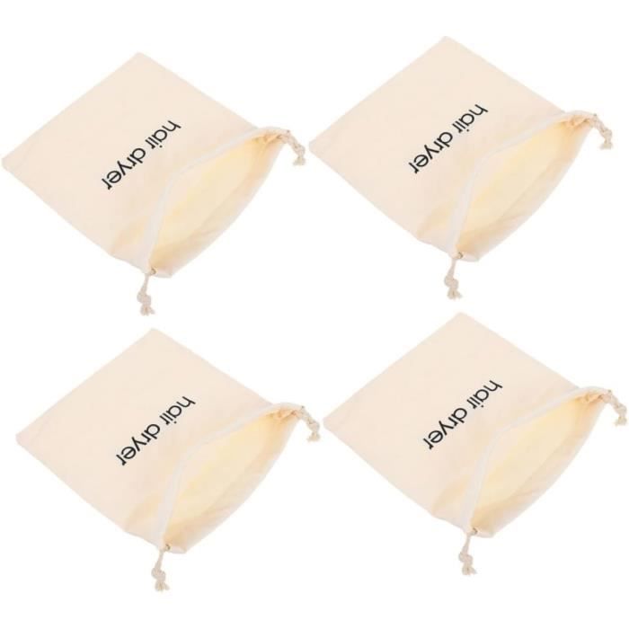 Lot De 2 Sacs De Rangement Pour Sèche-Cheveux - À Cordon De