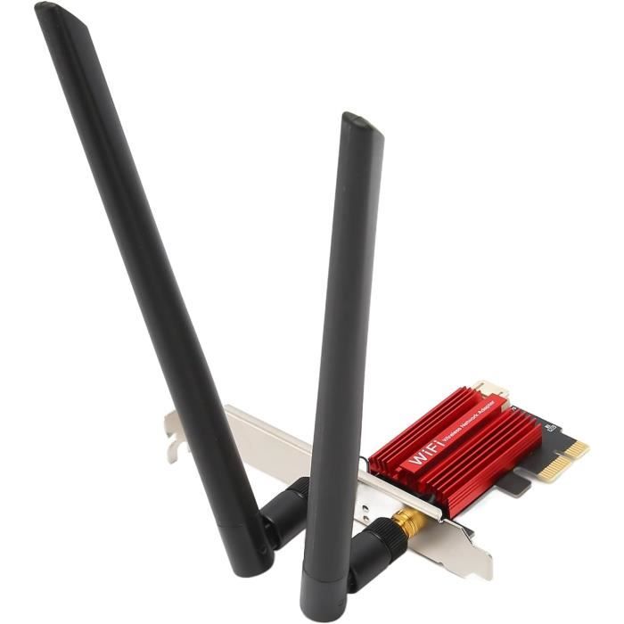 Plyisty Carte Fil WiFi 6E Mini PCIE, Triple Bande 2,4 G 5 G 6