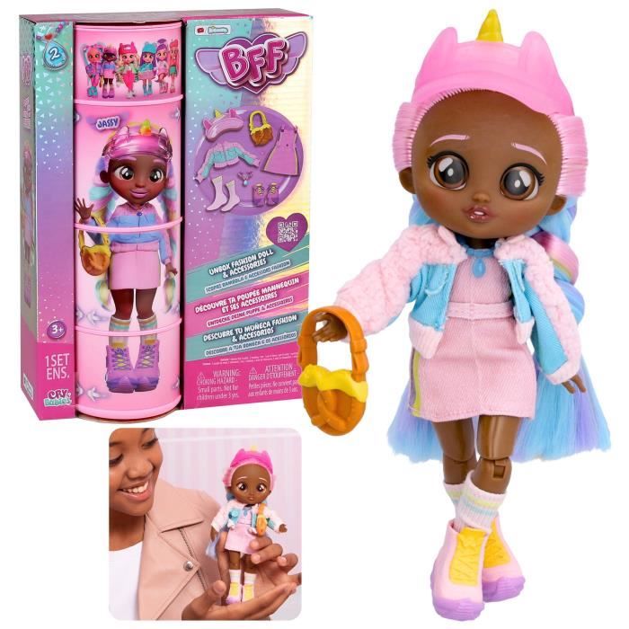 Poupee Cry Babies BFF Jassy avec accessoires Serie 2 Pour enfants de 3 ans et plus Cdiscount Jeux Jouets
