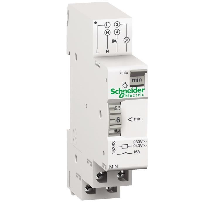 Schneider 15363 Acti9 Min Minuterie Reglable Achat Vente