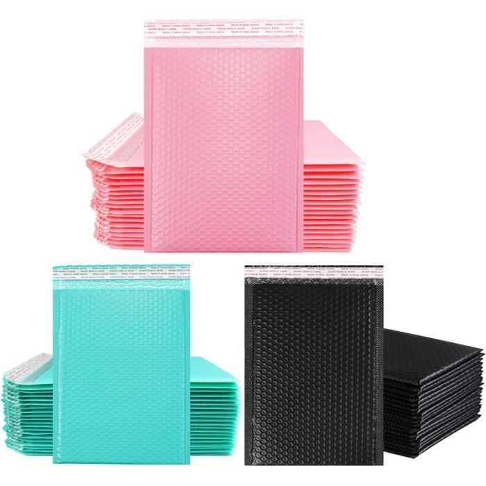 Goomp Lot De 60 Enveloppes Bulles - 3 Tailles Autoadhésives - Protection Expédition Et Stockage - Multicolores