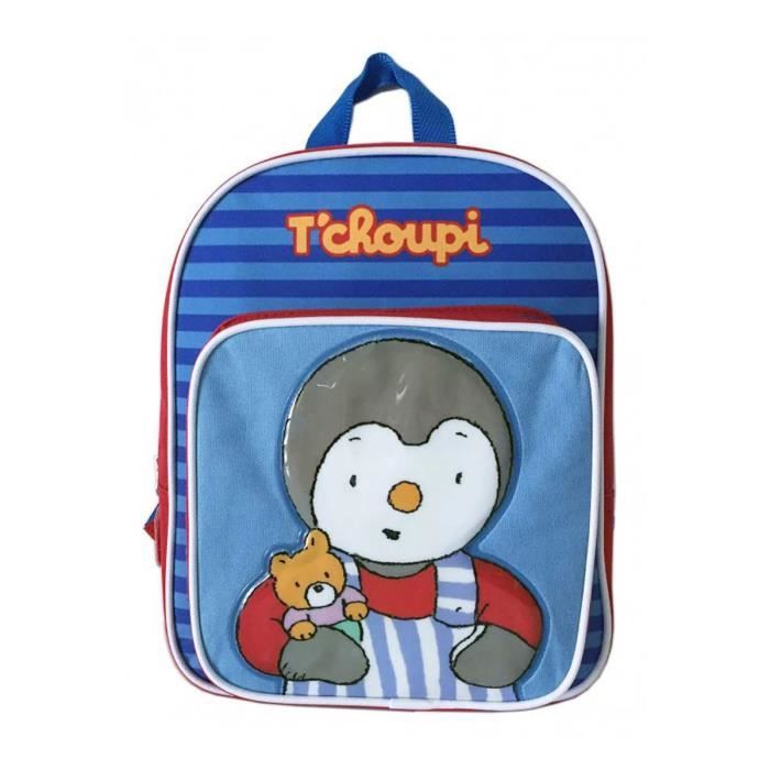 Sac dos maternelle Tchoupi Bleu Cdiscount Bagagerie Maroquinerie