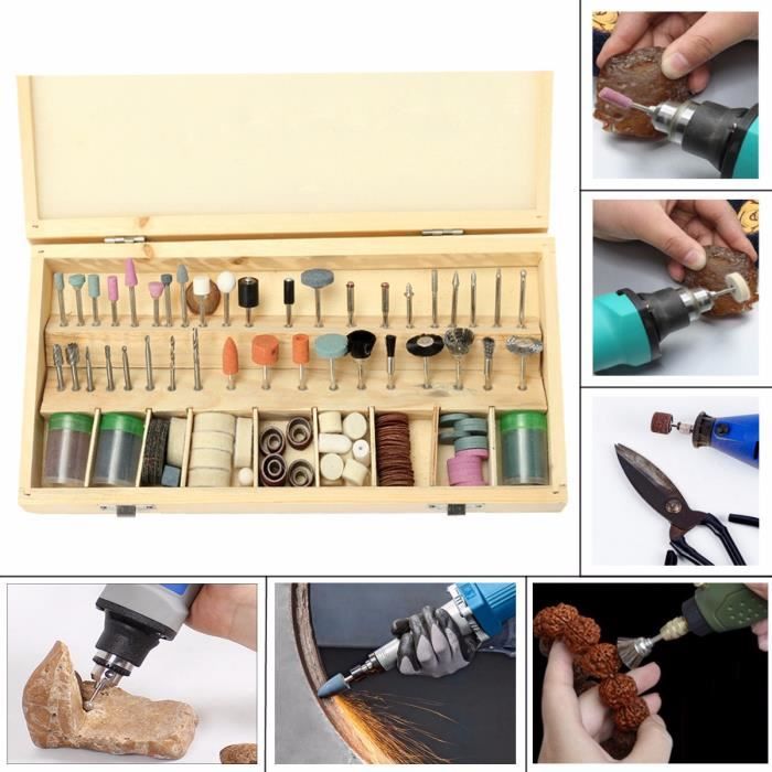 Kit Accessoires Outil Rotatif – 60 Pièces – Disques Découpe Diamètre 22-32mm