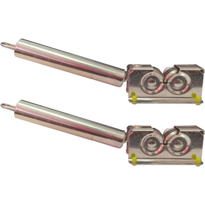 2 Aiguiseurs à Couteaux Manuels - Acier Tungstène - Pour Couteaux, Ciseaux, Lames - Blanc/Vert