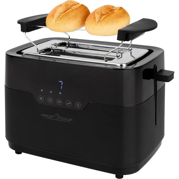 JZK Brötchenaufsatz Für Toaster | Klappbarer Warmhalterost Aus Edelstahl | Für Brötchen, Croissants & Toast