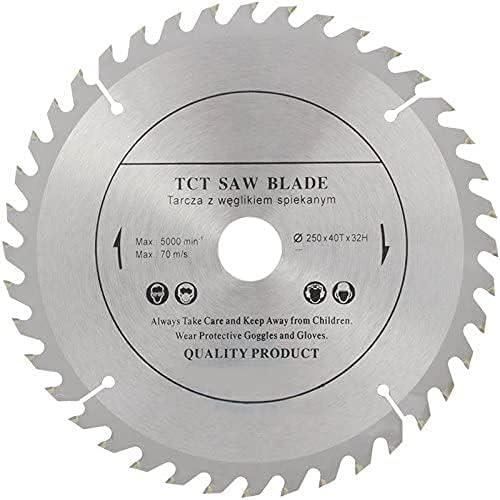 Lame Scie Circulaire 250mm X 32mm 60 Dents - Avec Bagues Réduction 30/28/25.4mm - Coupe Bois