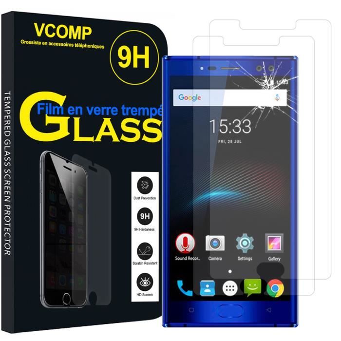 Bruni 2x Protecteurs D'écran Pour Oukitel P501 - Film Transparent Anti-rayures