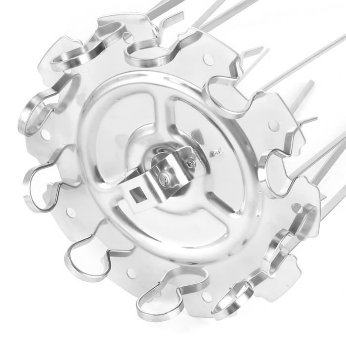 Brochettes Verticales Barbecue En Acier Inoxydable - Grille Rôtissoire Verticale Pour Poulet, Dinde, Kebab