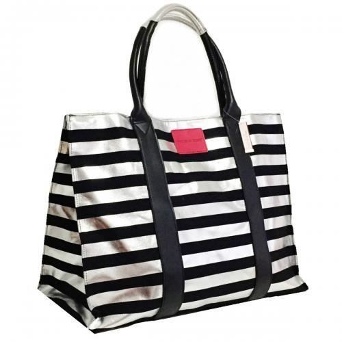 Victoria s Secret Sac Tote Aux Rayures Z br es Cdiscount