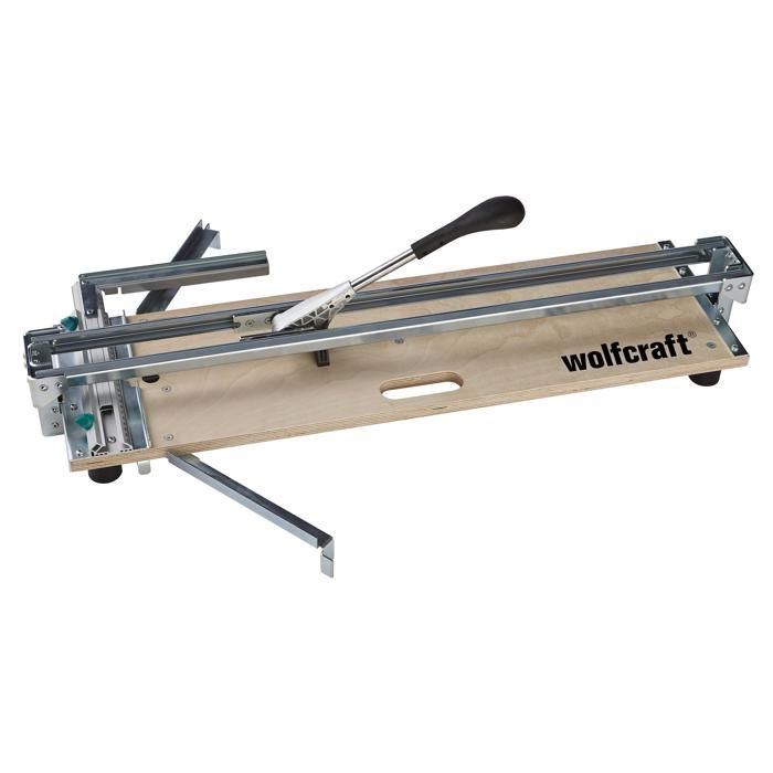 Wolfcraft TC 460 Coupe-Carrelage Manuel - Coupe Jusqu'à 460 Mm - Carreaux 4-10 Mm - Molette Carbure Tungstène - Idéal Petits Formats