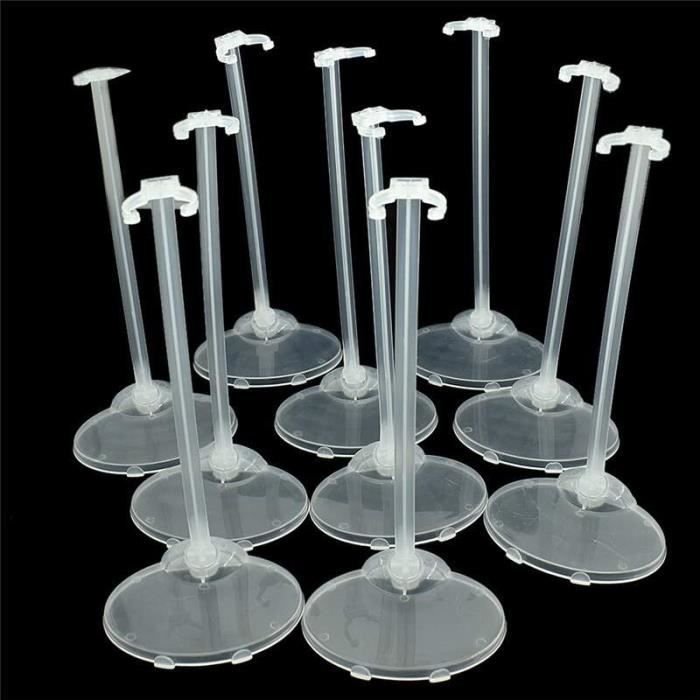 Supports De Figurines Ibasenice - Lot De 20 Bases Carrées/Rondes 6 Pouces | Pour Collection