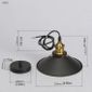 Metal Retro Suspensions Luminaires Industrielle Vintage
