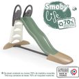 Smoby Life - Toboggan XL - Glisse double vague 2m30 - 70% matériaux recyclés - Fabriqué en France-1