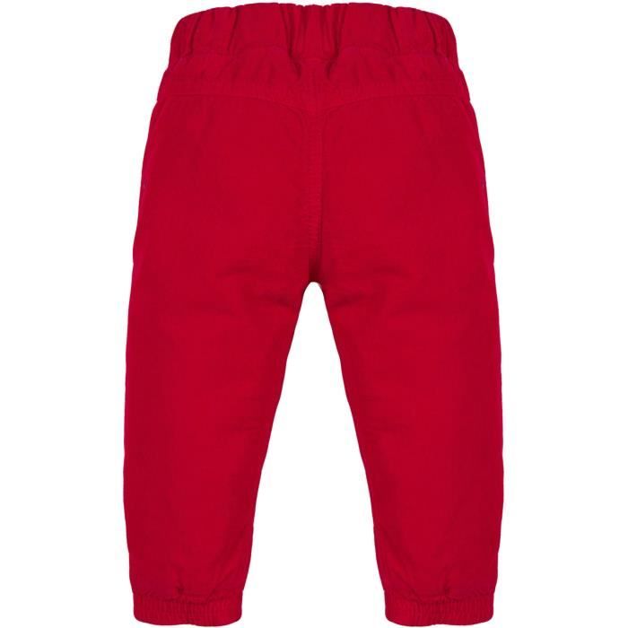 3 POMMES Pantalon Rouge B b Gar on Rouge Cdiscount Pr t Porter