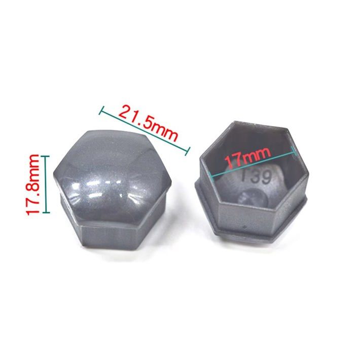 Cache Ecrou 17 mm,20 Pièces 17mm Boulon Ecrou Couvre,Capuchons ...