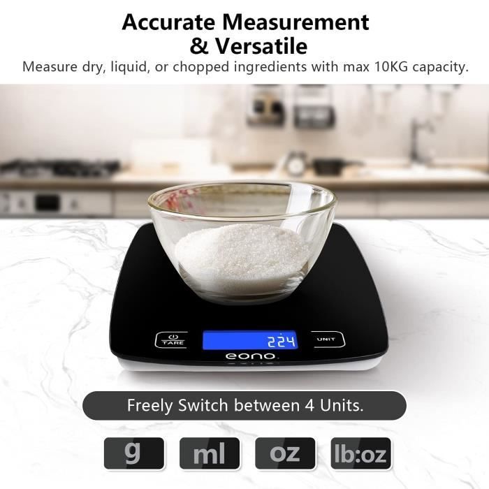 Balance de cuisine électronique digitale avec crochet - max 10kg - Balances  digitales - Lacor